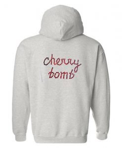 cherry bomb hoodie back