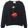 cherry sweatshirt