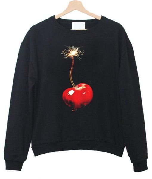cherry sweatshirt