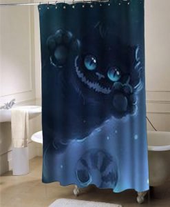 cheshire cat shower curtain customized design for home decor