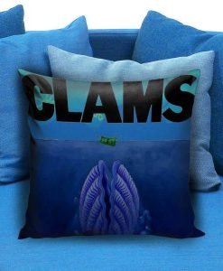 clams jaws parody sponge bob Pillow case