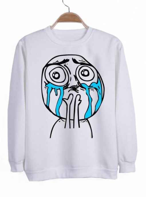crying sweatshirt