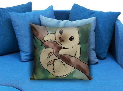 cute baby sloth Pillow case