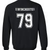 d.winchester 79 Back Sweatshirt