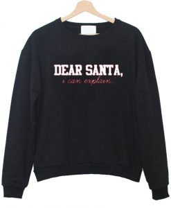 dear santa sweatshirt