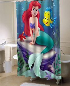 disney little mermaid shower curtain customized design for home decor