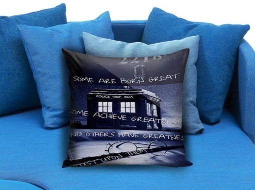 dr who tardis box harry potter quotes Square Pillow case