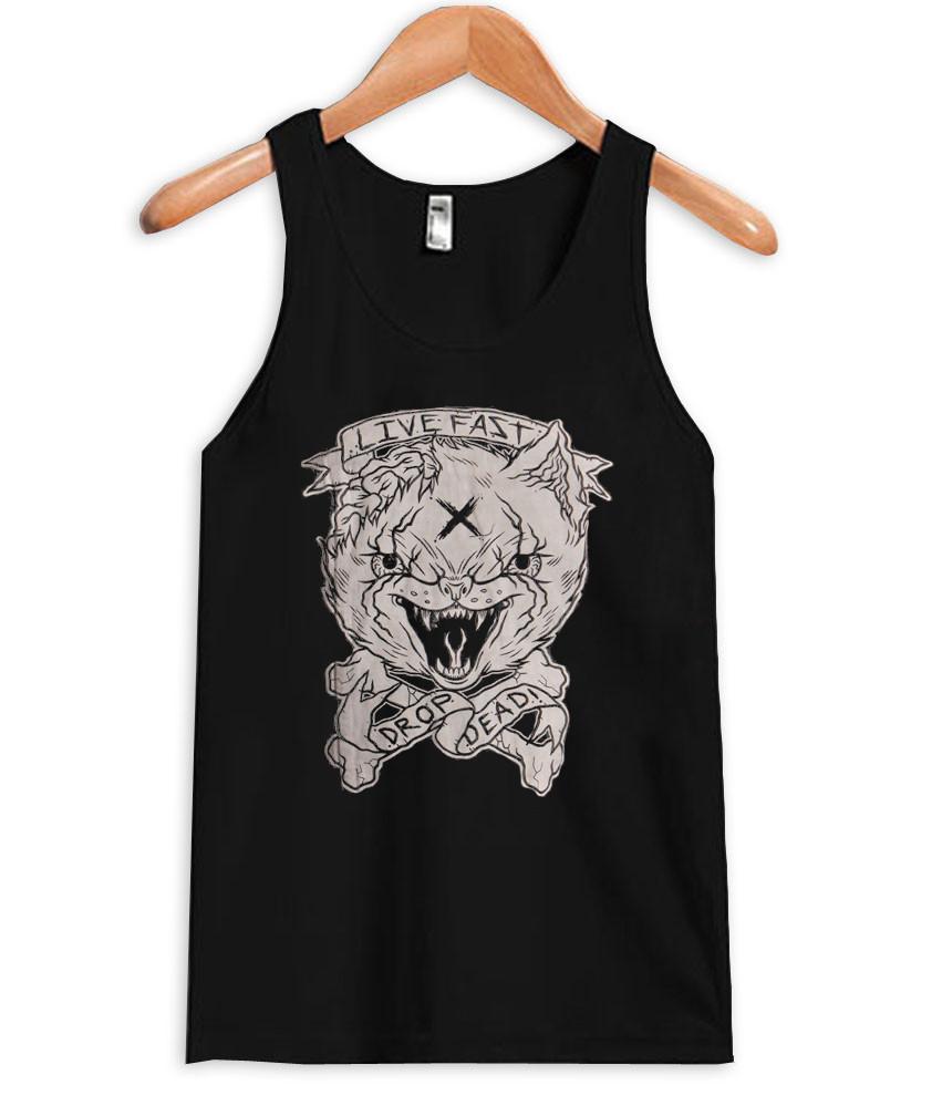 drop dead jacket Tank Top - Kendrablanca