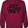 dry clean only hoodie