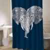 elephant punch trunk love shower curtain customized design for home decor