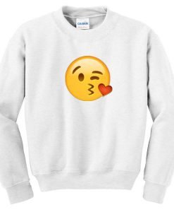 Emoji Kiss Love Sweatshirt
