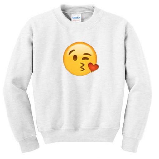 Emoji Kiss Love Sweatshirt