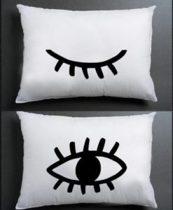 eyes couple Pillow case