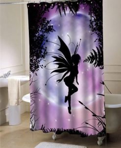 fairi moon shower curtain customized design for home decor