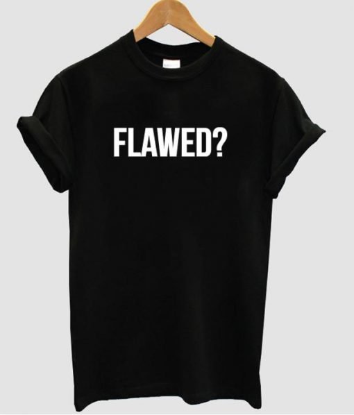 flawed tshirt black