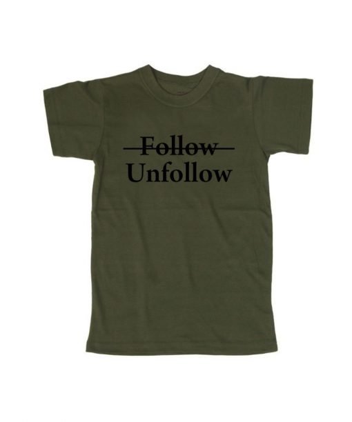 follow unfollow  T shirt