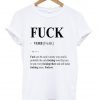 fuck verb faak T shirt