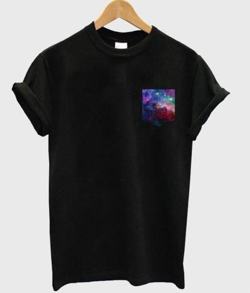 galaxy print tshirt