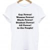 gay power tshirt