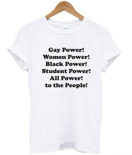 gay power tshirt