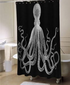 giant octopus shower curtain customized design for home decor