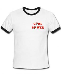 girl power tshirt ring