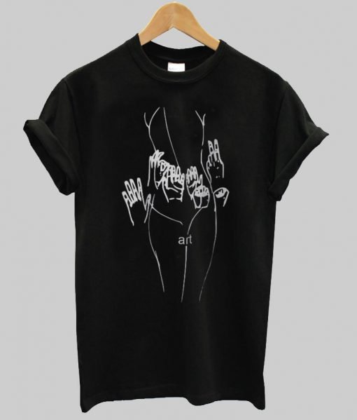 grunge art T shirt