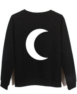 half moon sweatshirt