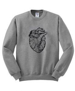 heart  sweatshirt