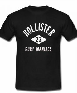 hollister 22 surf maniacs tshirt
