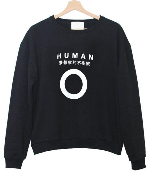 human sweatshirt