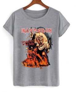 iron maiden the number of the beast  t-shirt