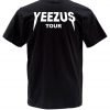 kaos yeezus tour back T shirt