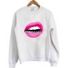 lip pink sweatshirt