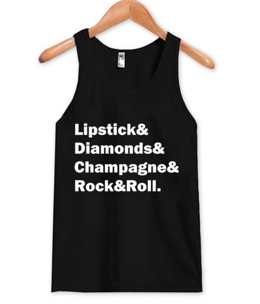 lipstick & Diamonds Tank Top
