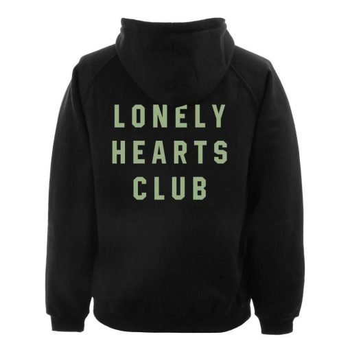 lonely hearts back hoodie