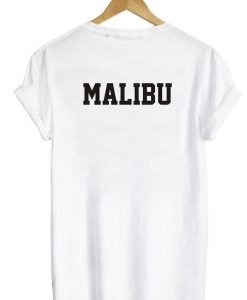 malibu tshirt back