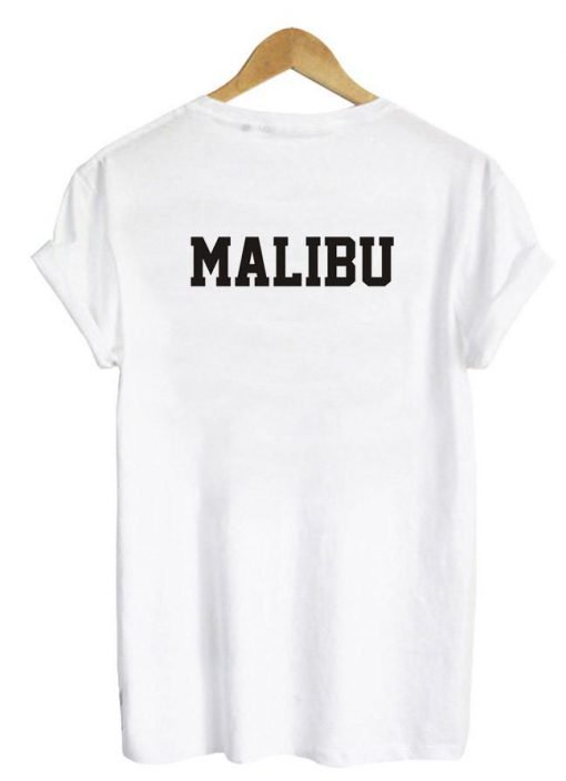 malibu tshirt back