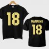 manning 18 T shirt two side