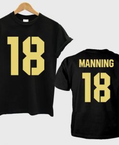 manning 18 T shirt two side