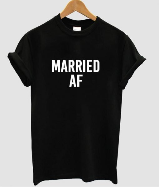 married af tshirt black