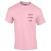 mean people suck T shirt light pink