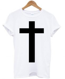 metal cross T shirt