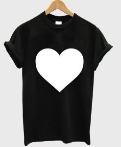 metal heart T shirt
