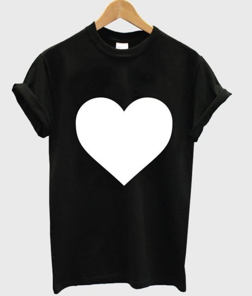 metal heart T shirt