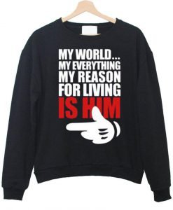my world everithing couple sweatshirt