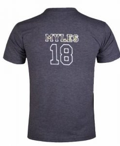 myles 18 back tshirt