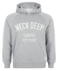 neck deep generic pop punk hoodie