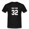 new york 32 tshirt