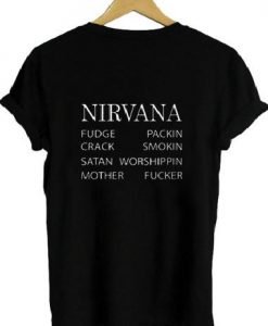 nirvana shirt back